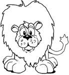 Coloriage Lions 40