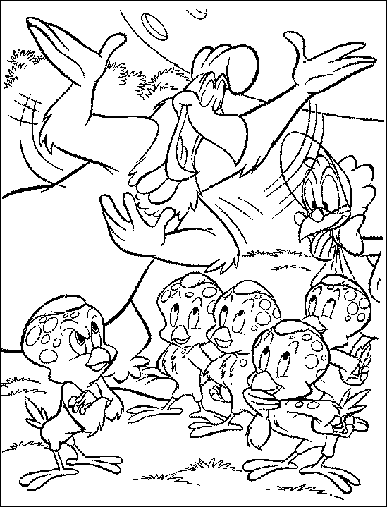 Coloriage 10 Looney-tunes