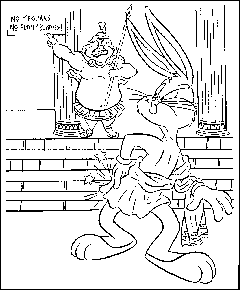 Coloriage 3 Looney-tunes