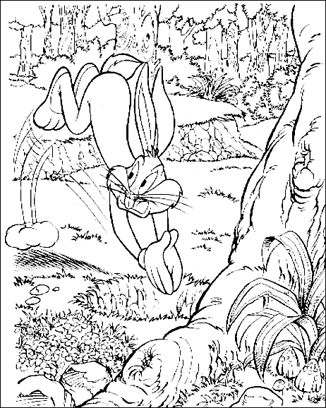 Coloriage 5 Looney-tunes