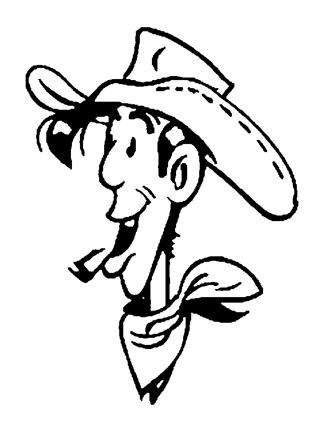 Coloriage 10 Lucky luke