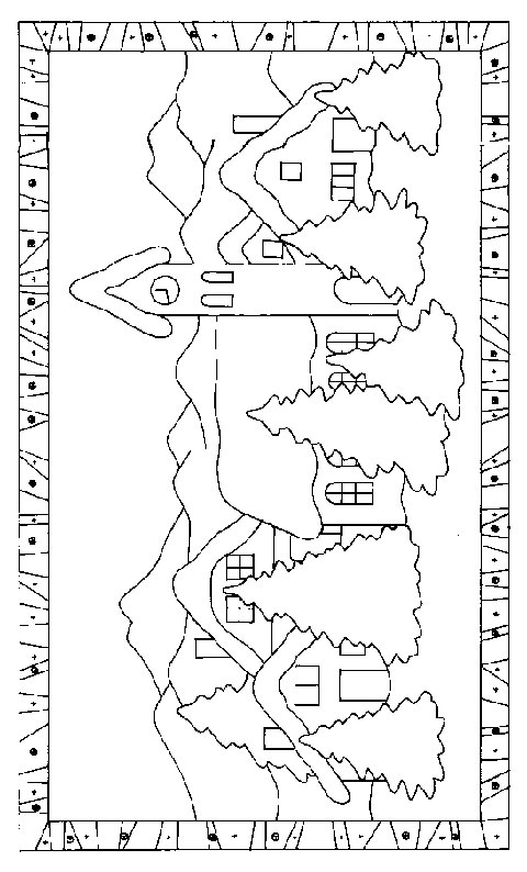 Coloriage 11 Maisons