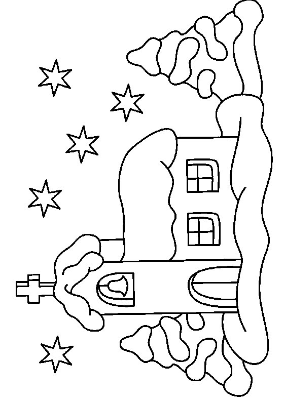 Coloriage 16 Maisons