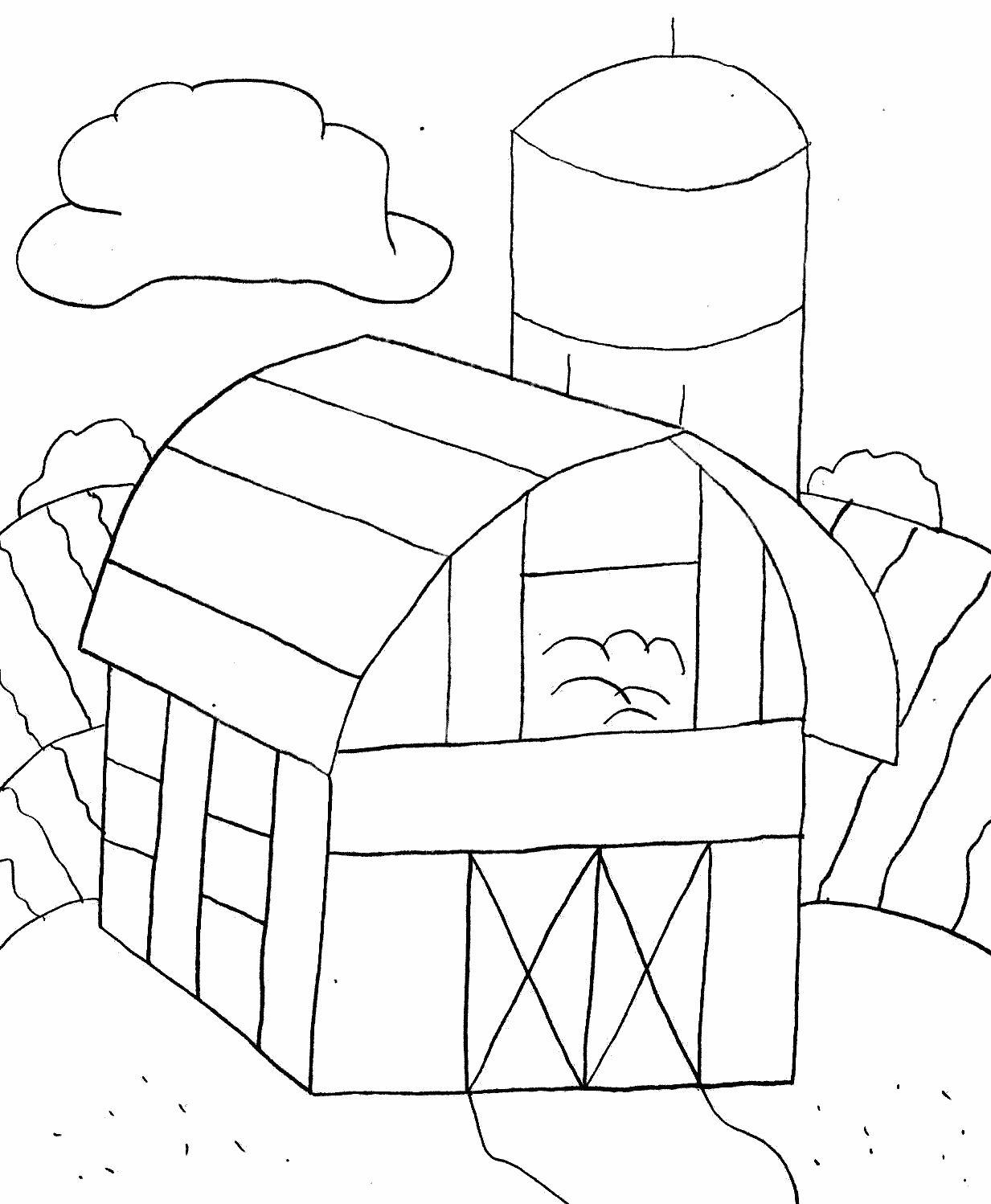 Coloriage 24 Maisons