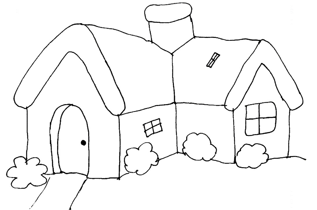 Coloriage 7 Maisons