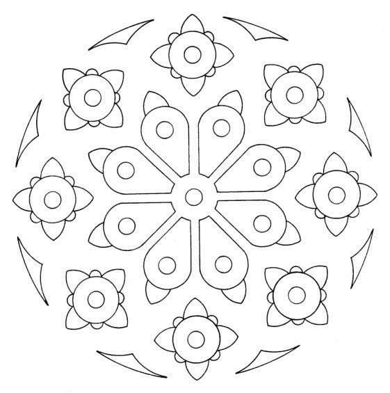 Coloriage 13 Mandala