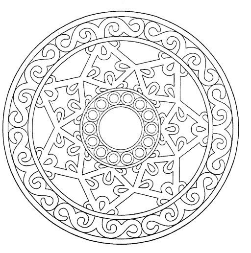 Coloriage 15 Mandala