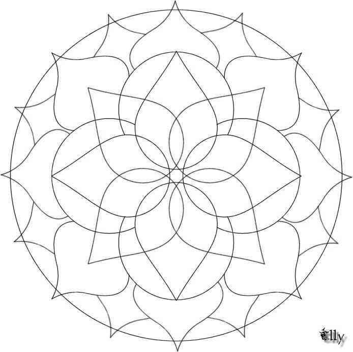 Coloriage 17 Mandala