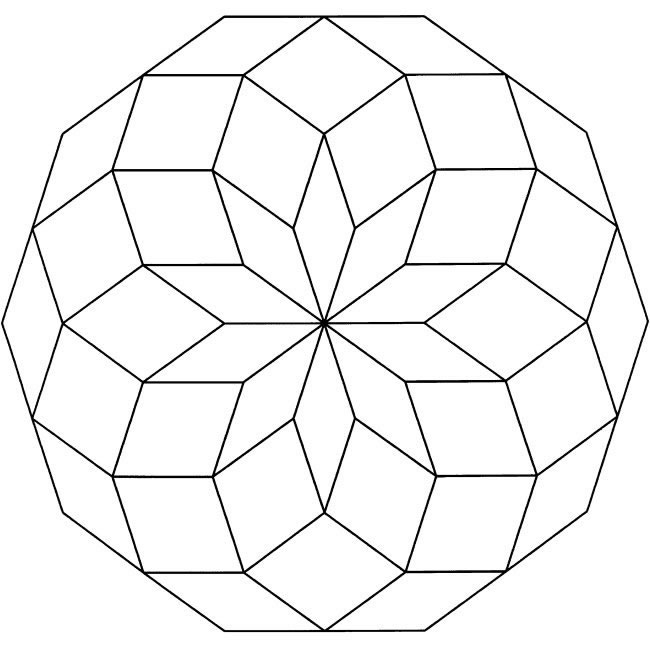 Coloriage 19 Mandala