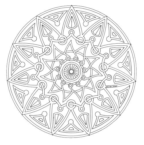 Coloriage 24 Mandala