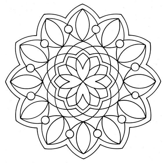 Coloriage 27 Mandala