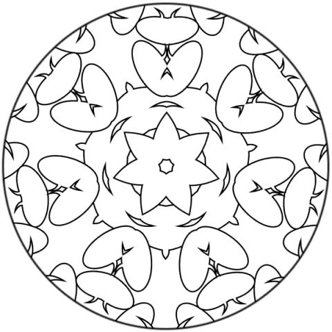 Coloriage 28 Mandala