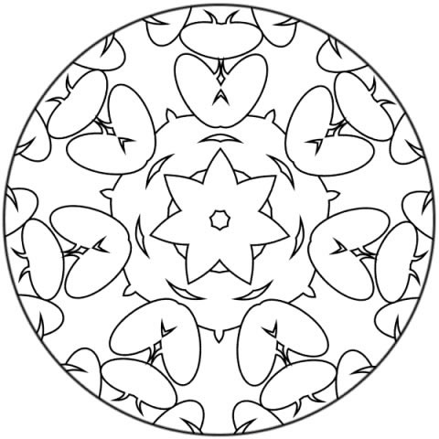 Coloriage 28 Mandala