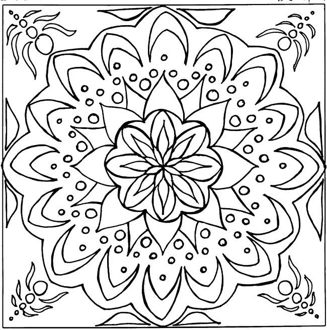 Coloriage 31 Mandala