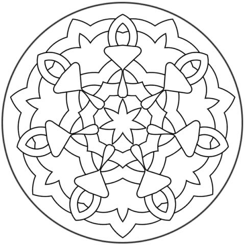 Coloriage 33 Mandala