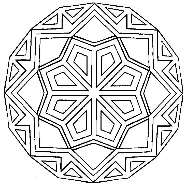 Coloriage 39 Mandala