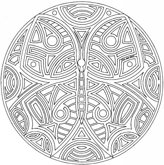 Coloriage 40 Mandala