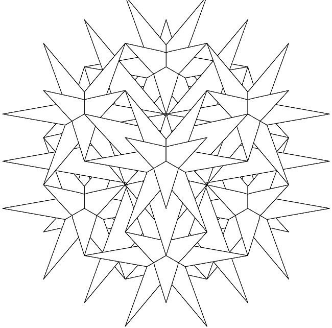 Coloriage 43 Mandala
