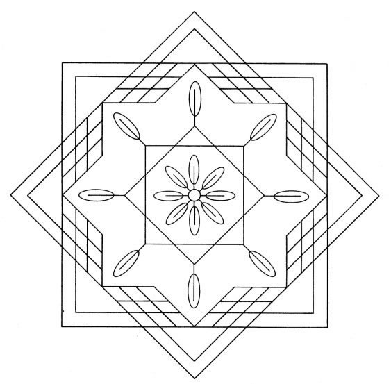Coloriage 45 Mandala