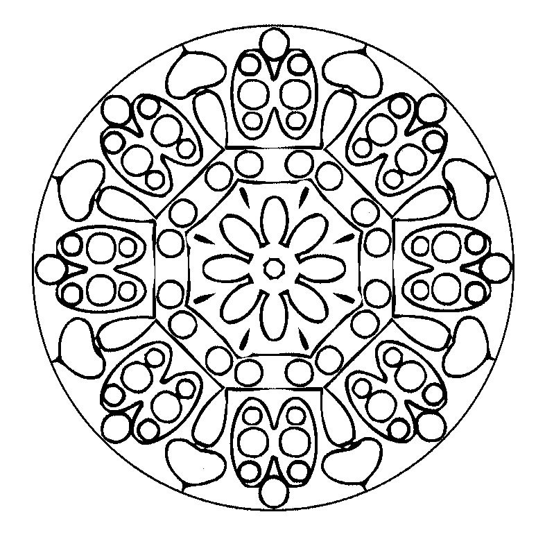 Coloriage 47 Mandala