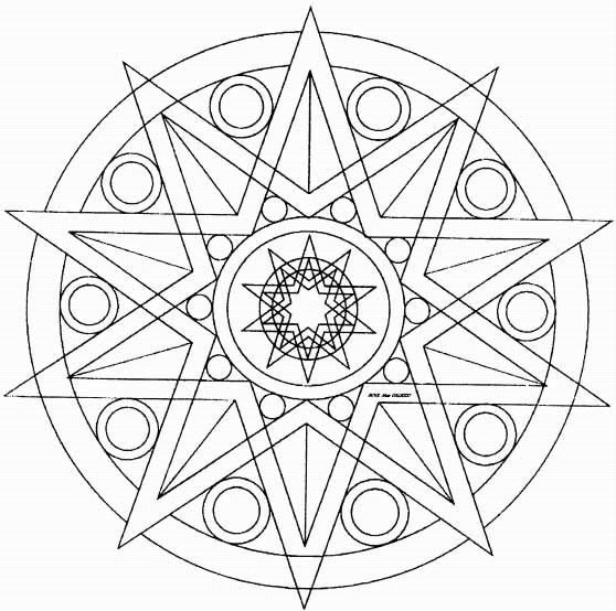 Coloriage 48 Mandala