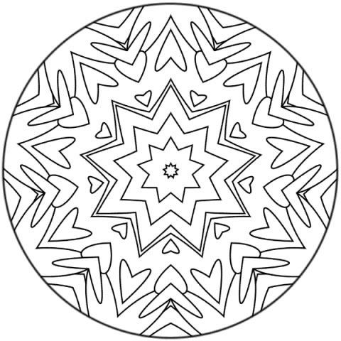 Coloriage 64 Mandala