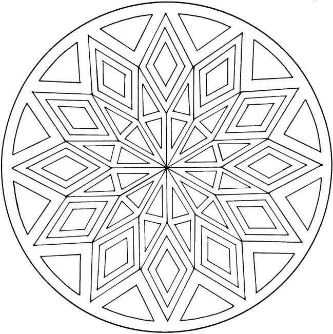Coloriage 65 Mandala