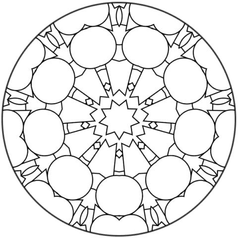 Coloriage 70 Mandala