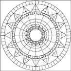 Coloriage Mandala 1