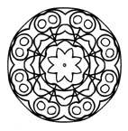 Coloriage Mandala 12