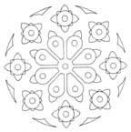 Coloriage Mandala 13