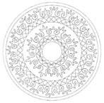 Coloriage Mandala 14