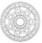 Coloriage Mandala 15