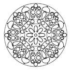 Coloriage Mandala 16