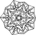 Coloriage Mandala 21