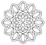 Coloriage Mandala 27