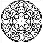 Coloriage Mandala 3