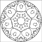 Coloriage Mandala 4