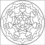 Coloriage Mandala 5