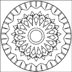 Coloriage Mandala 6