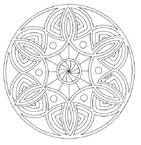 Coloriage Mandala 61