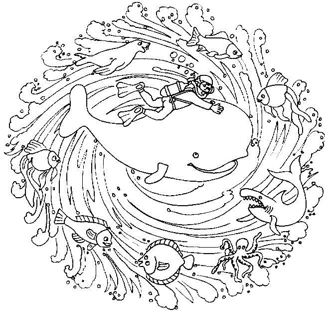 Coloriage 40 Mandala des animaux
