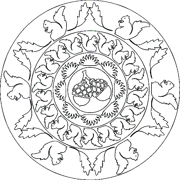 Coloriage 47 Mandala des animaux