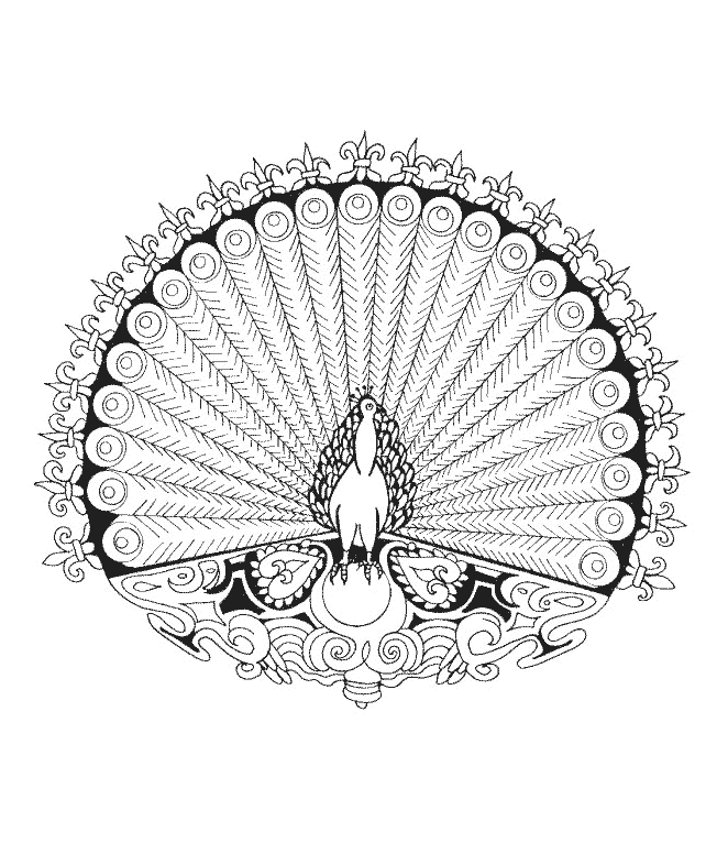 Coloriage 48 Mandala des animaux