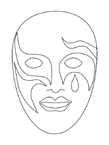 Coloriage Masques 32