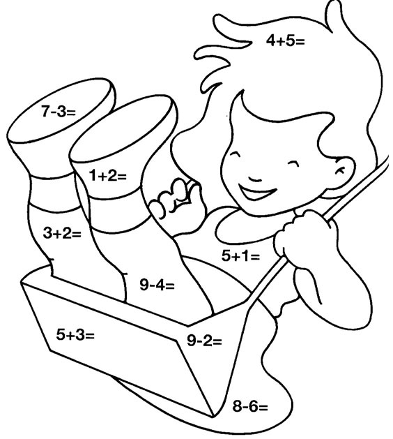 Coloriage 1 Mathematiques