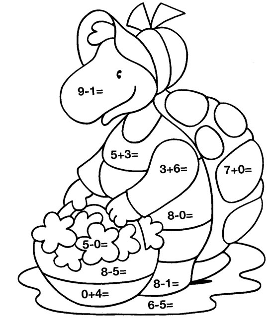 Coloriage 4 Mathematiques