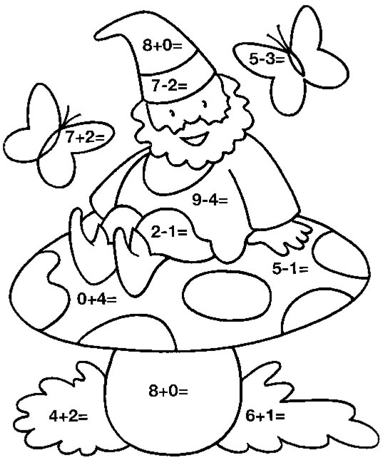 Coloriage 6 Mathematiques