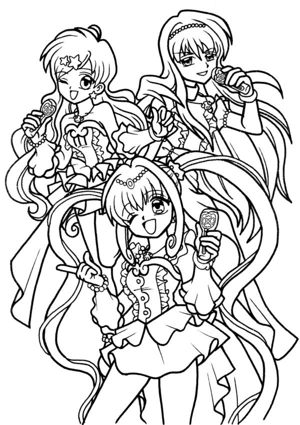 Coloriage 17 Mermaid melody