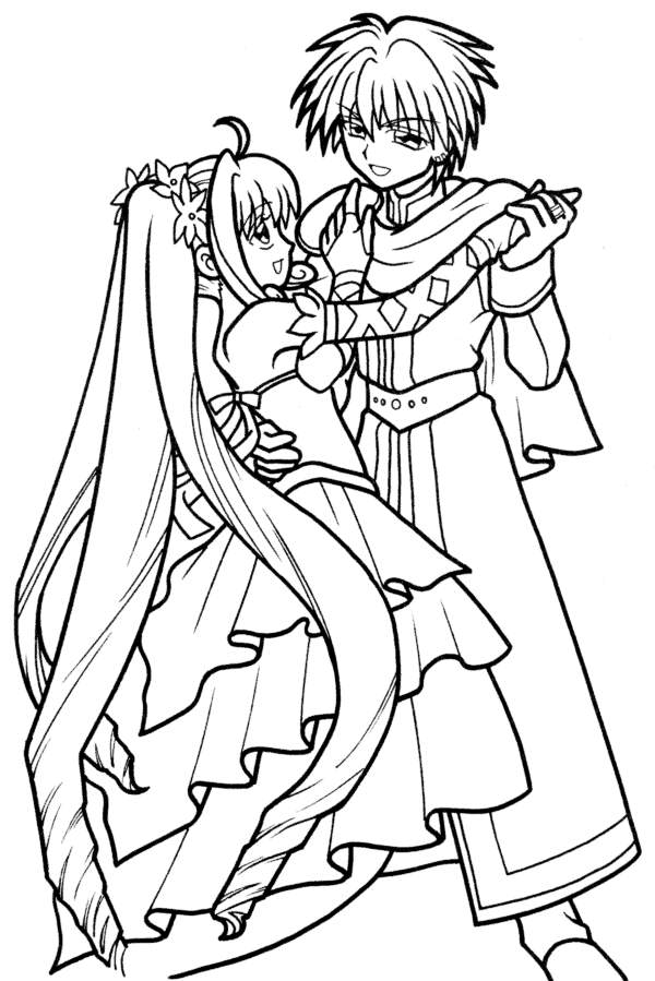 Coloriage 21 Mermaid melody